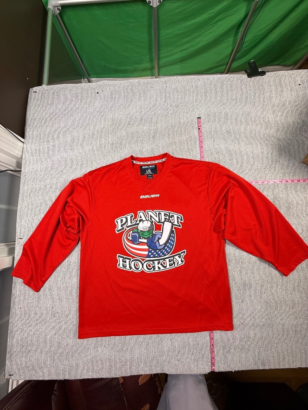 Bauer Team Planet Hockey Red Jersey Large Senior